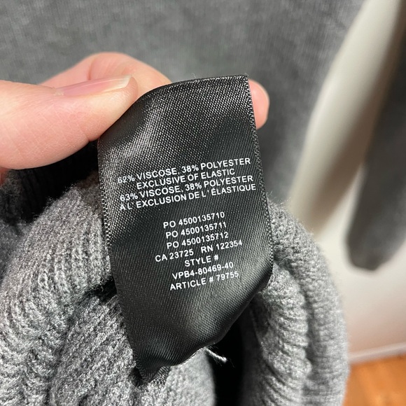 Wilfred Cove Ribbed Dress in Grey Size XS - Picture 7 of 7